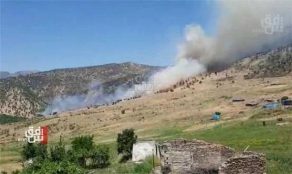 بمباران دهوک عراق توسط ترکیه