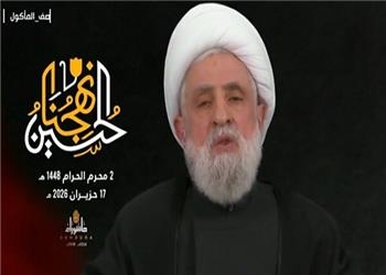 سخنرانی شیخ نعیم قاسم آغاز شد